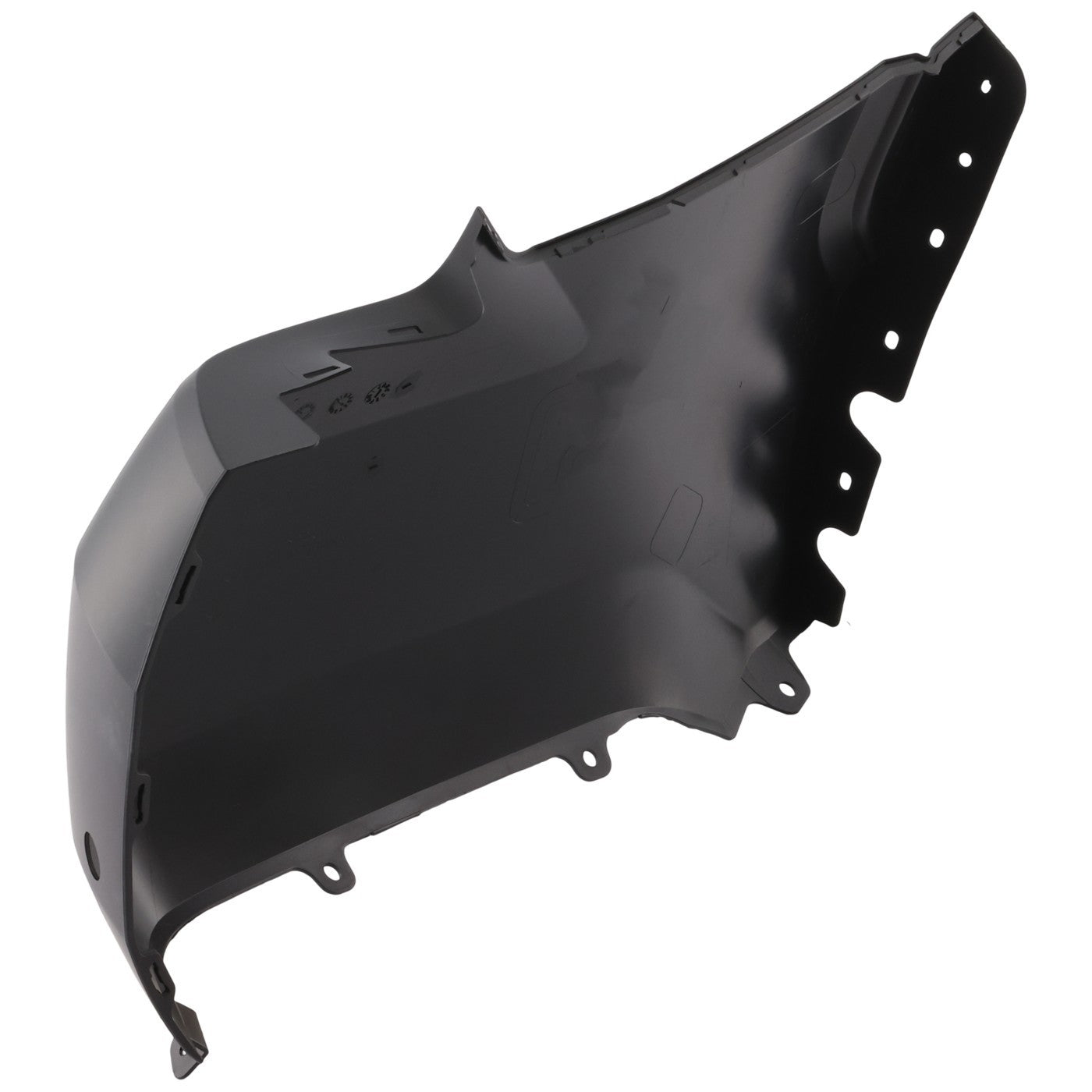 Brand-new painted Toyota Tundra right rear bumper end ready for installation