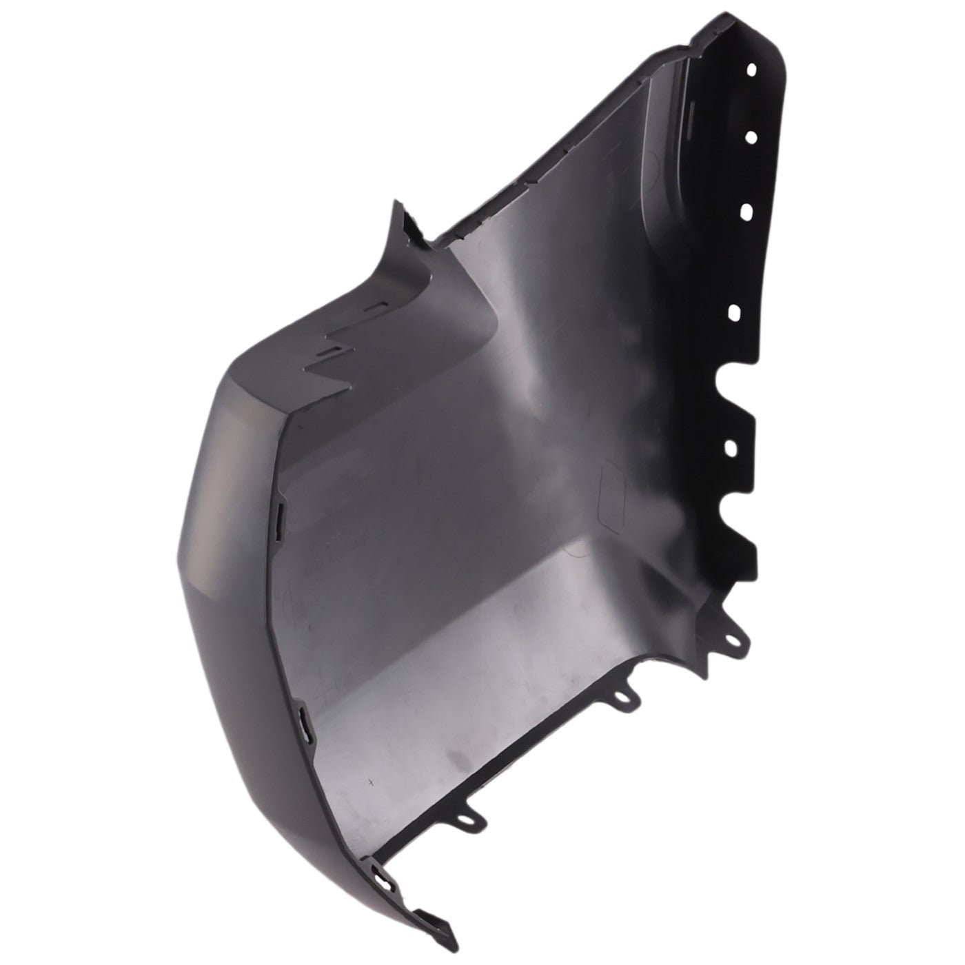 Brand-new painted Toyota Tundra left rear bumper end ready for installation