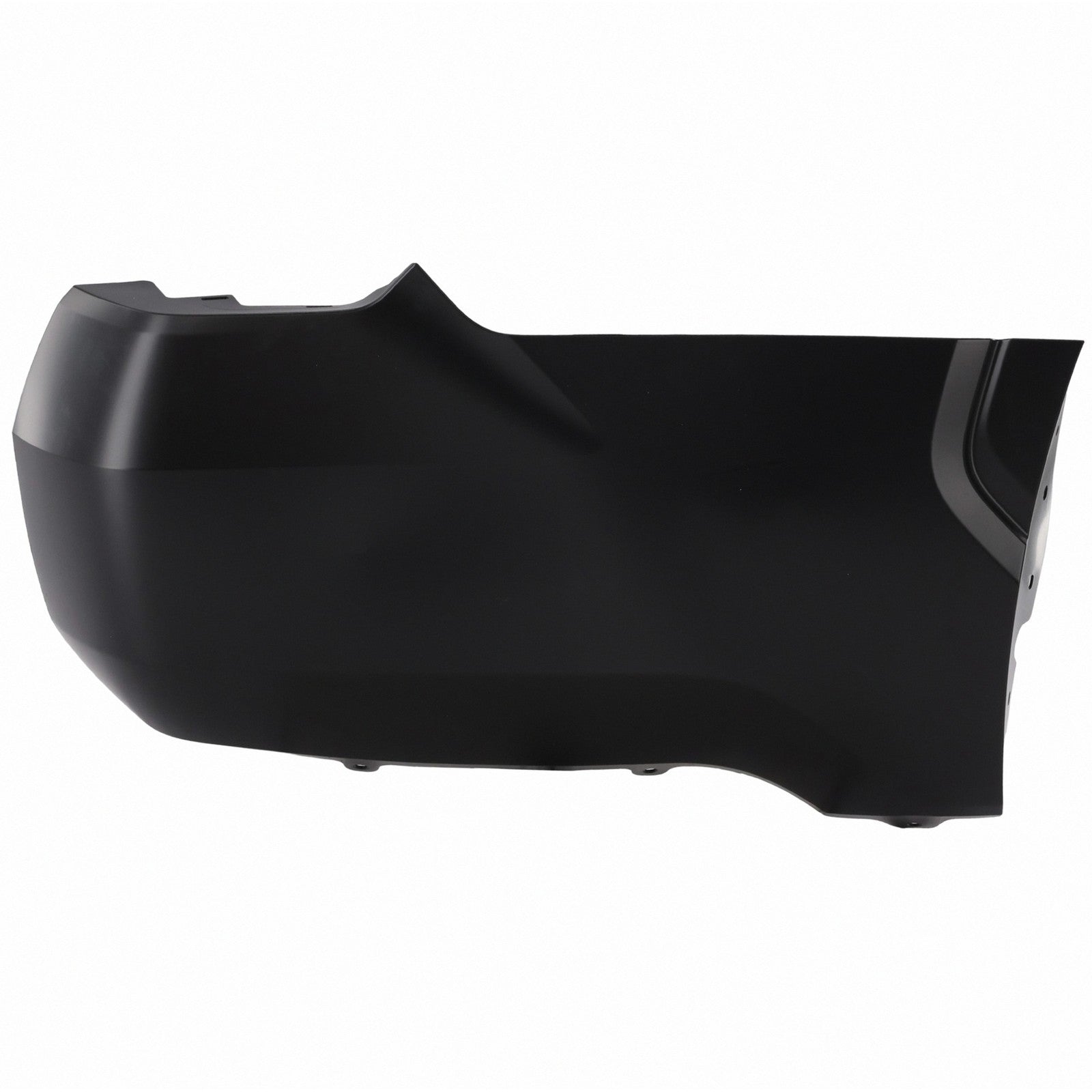 Painted Toyota Tundra passenger-side right rear bumper end without flare or park assist