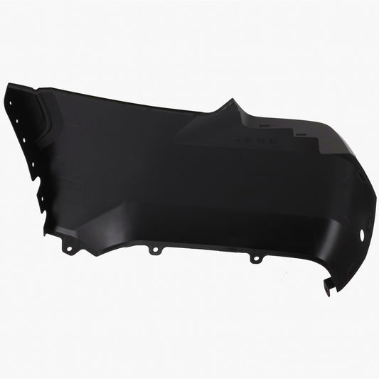 Painted Toyota Tundra passenger-side right rear bumper end without flare and with park assist