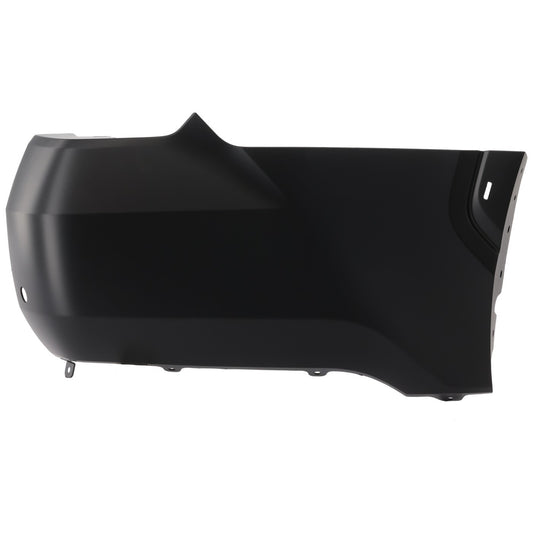 Painted Toyota Tundra passenger-side right rear bumper end with flare and park assist