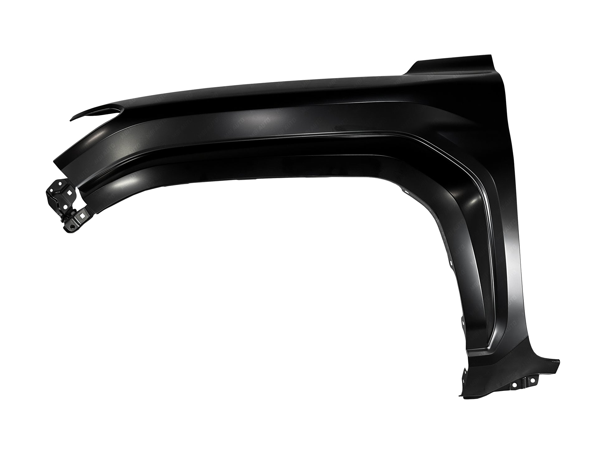 Painted Toyota Tacoma driver-side left front fender without fender flare