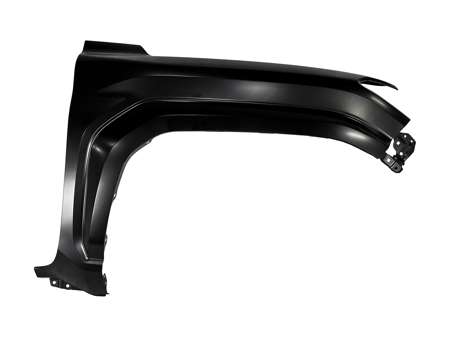 Painted Toyota Tacoma passenger-side right front fender without fender flare