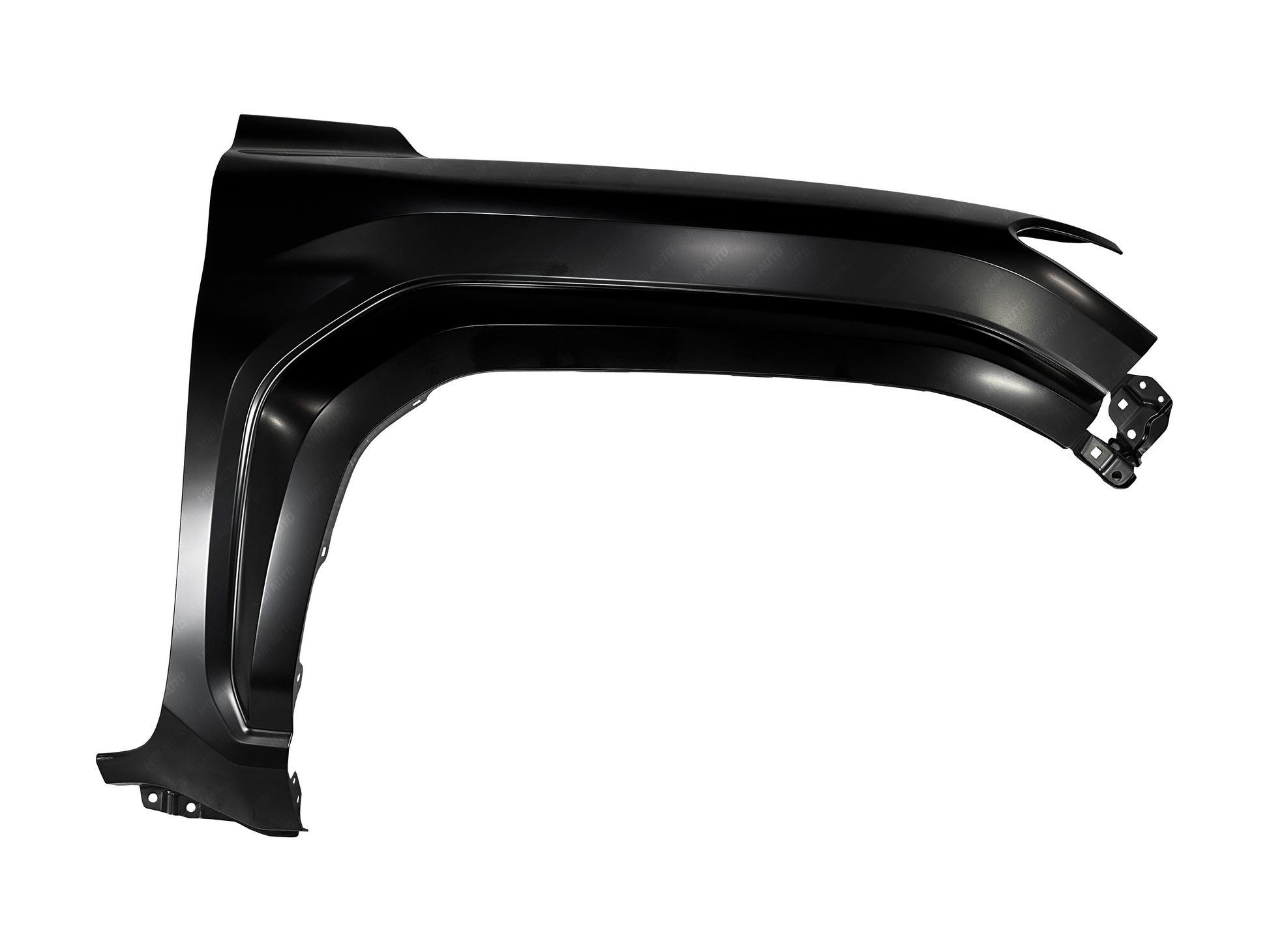Painted Toyota Tacoma passenger-side right front fender without fender flare