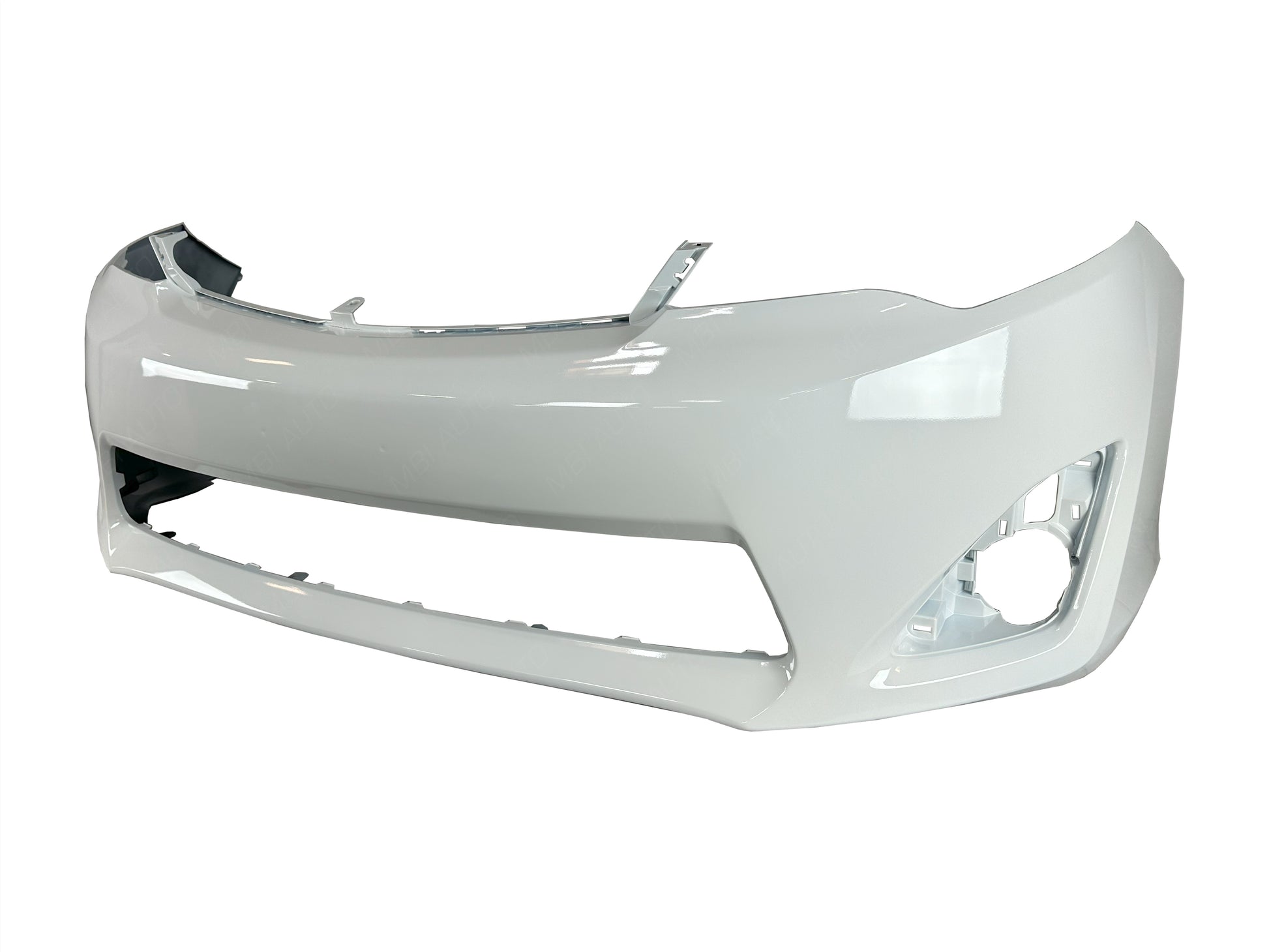 Painted White Front Bumper 040 for 2012 - 2014 Toyota Camry TO1000378 Bumper-King