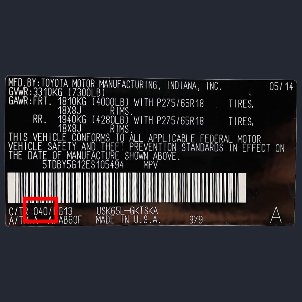 Find Your Paint Code – Bumper-King