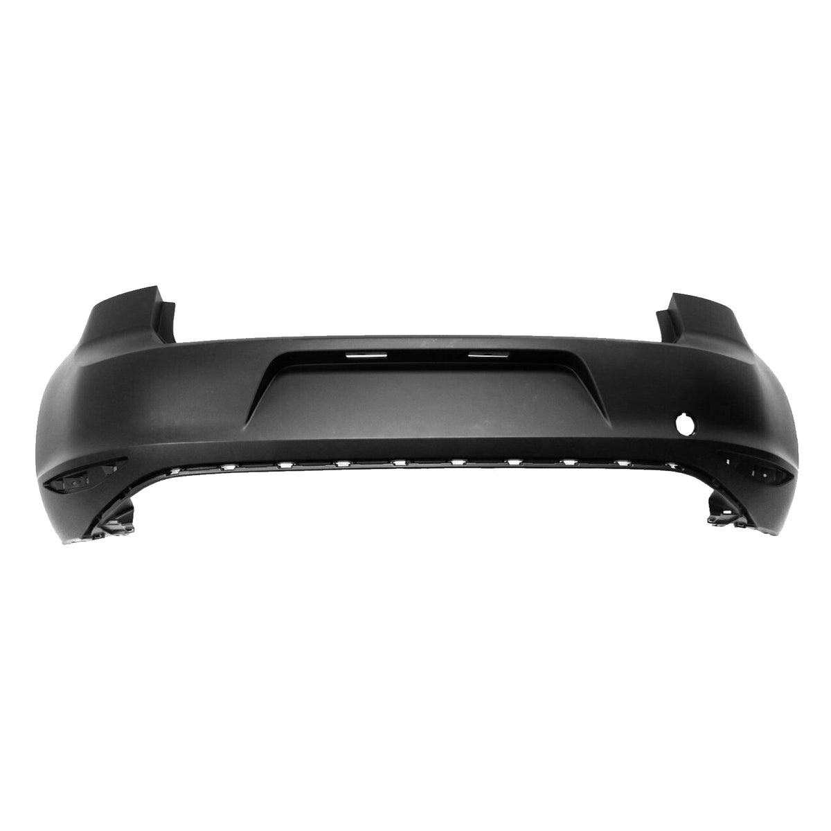 Painted Volkswagen Golf GTI rear bumper cover without park assist