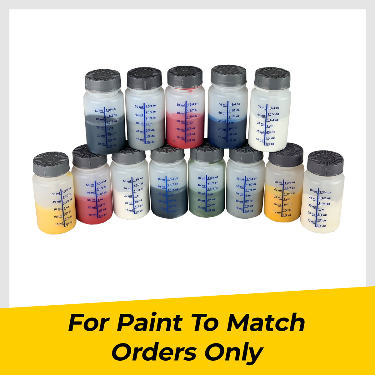 ADD 1 OZ BOTTLE THE SAME COLOR AS YOUR PAINTED TO MATCH ORDER Bumper-King